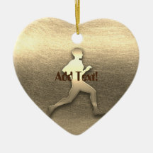 Niedlich-Gold-Jogger-Athletikmarathon