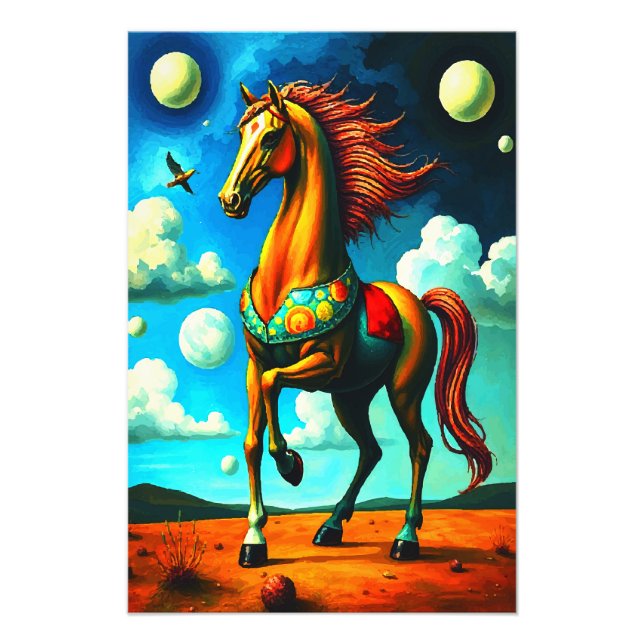 NIEDLICH GOLDEN HORSE FOTODRUCK (Vorne)