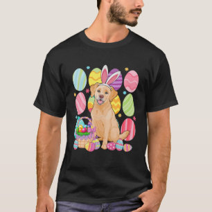 Niedlich Golden Oster Bunny Ohr Farbiges Ostereier T-Shirt