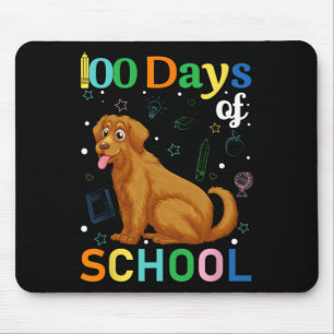 Niedlich Golden Retriever Dog Lovers Student 100. Mousepad
