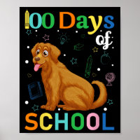 Niedlich Golden Retriever Dog Lovers Student 100.