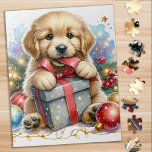 Niedlich Golden Retriever Doppy Welpe<br><div class="desc">Suchen Sie nach einer lustigen und interessanten Aktivität, die Sie mit Ihrer Familie in dieser Ferienzeit teilen können? Schauen Sie sich nur unsere Puzzle-Sammlung mit dem spielerischen Golden Retriever an! Als Hundeliebhaber werden Sie die Vielfalt unserer Designs bewundern, darunter niedliche und kuschelige Welpen, liebenswerte Golden Retriever Hunde und sogar Szenen...</div>