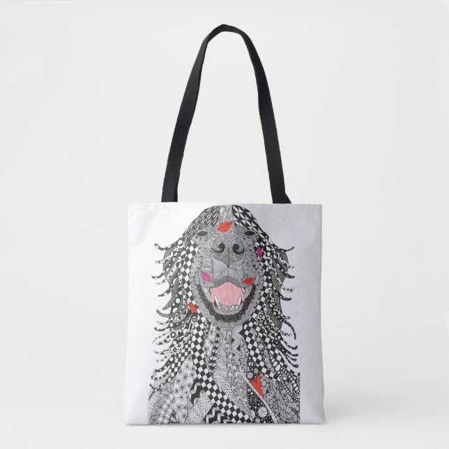 Niedlich Golden Retriever Gratis Kisses Toscana Tasche (Vorderseite)