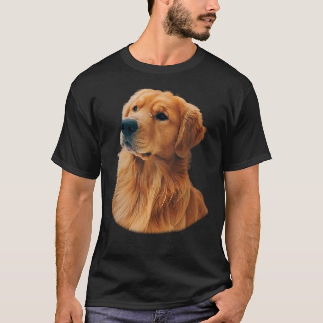 Niedlich Golden Retriever T-Shirt (Vorderseite)