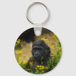 Niedlich Gorilla Baby Schlüsselanhänger