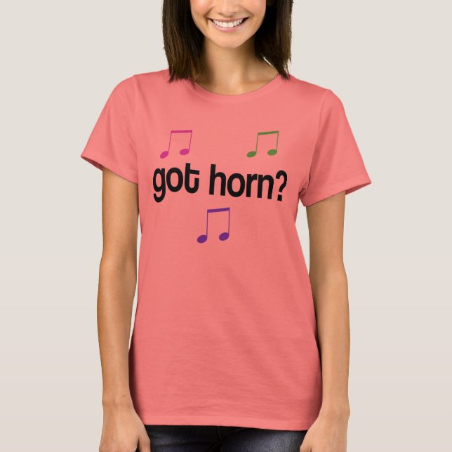 Niedlich Got Horn T - Shirt (Vorderseite)
