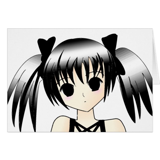 Niedlich Gothic Girl (Vorderseite (Horizontal))