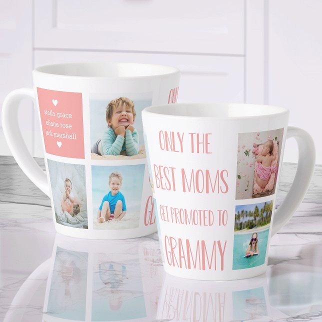 Niedlich Grammy Grandchildren Foto & Name Milchtasse (Von Creator hochgeladen)