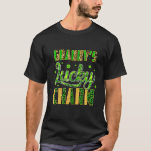 Niedlich Granny's Lucky Charm Leopard Kleeblatts S T-Shirt