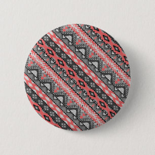 Niedlich-graue Aztec Muster Design Krawatte Button