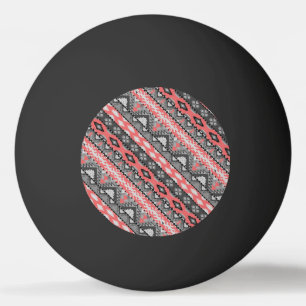 Niedlich-graue Aztec Muster Design Krawatte Tischtennisball