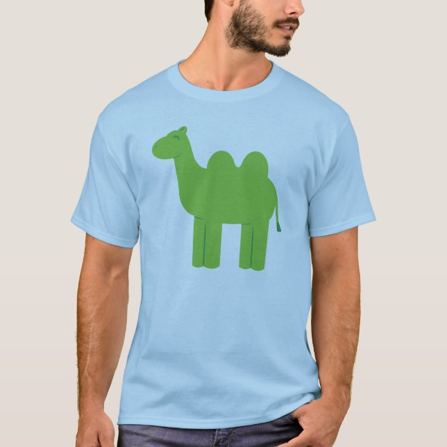 Niedlich Green Camel T-Shirt (Vorderseite)