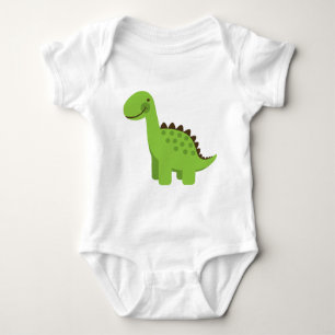 Niedlich Green Dinosaurier Baby Strampler