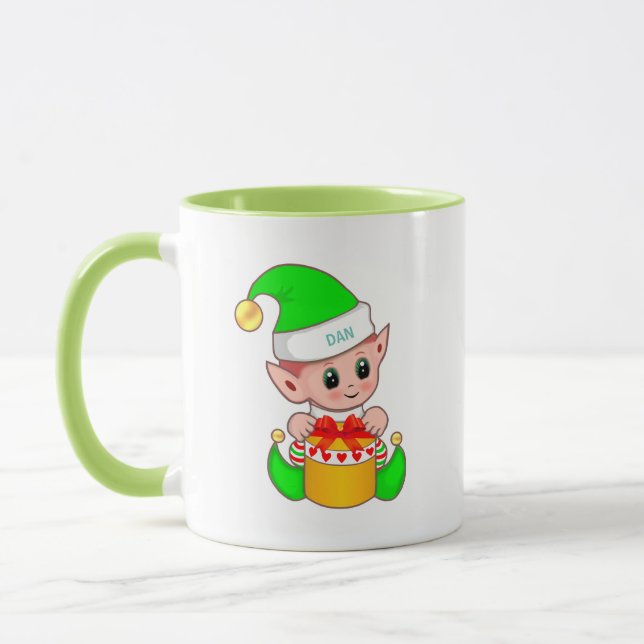 Niedlich Green Elf Tasse (Links)