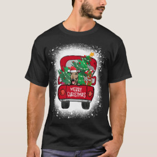 Niedlich Greyhound Red Truck Frohe Weihnachten geb T-Shirt