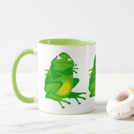 NIEDLICH GRUMPY GREEN FROG TASSE