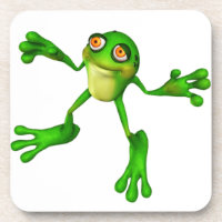 Niedlich-grüner Froggy