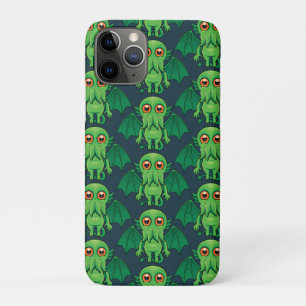 Niedlich grünes Cthulhu-Monster Case-Mate iPhone Hülle
