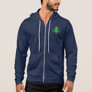 Niedlich grünes Cthulhu-Monster Hoodie