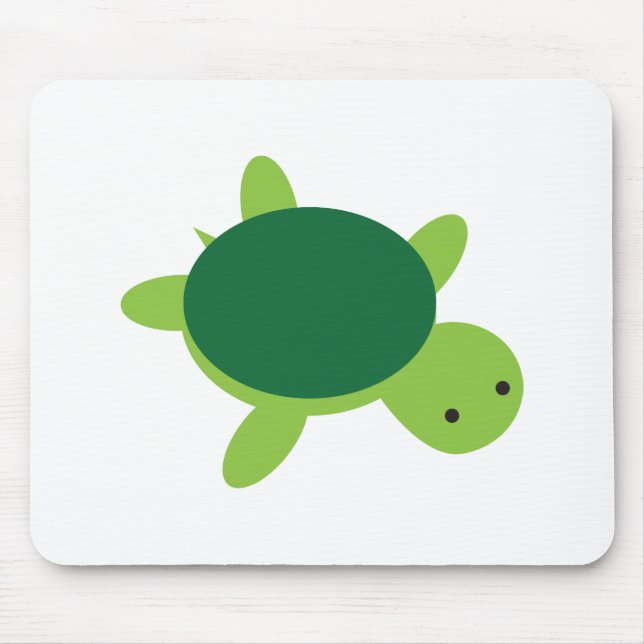 Niedlich-Grünschildkröte Mousepad (Vorne)