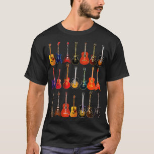 Niedlich Guitar Rock'n'Roll Musical Instruments -  T-Shirt