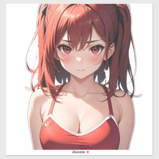 Niedlich Gym Anime Girl, Yasutake Kohaku Aufkleber