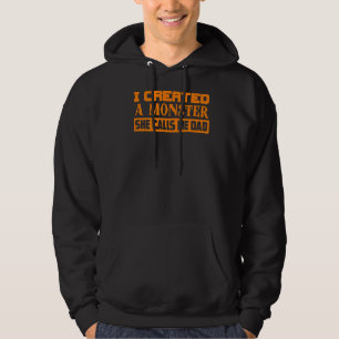 Niedlich habe ich ein Monster erschaffen, das sie Hoodie