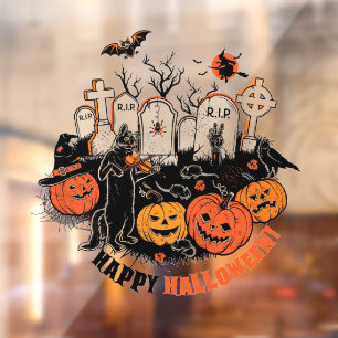 Niedlich Halloween Fensteraufkleber