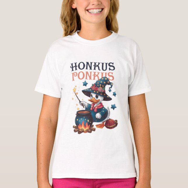 Niedlich Halloween Honkus Ponkus T-Shirt (Vorderseite)