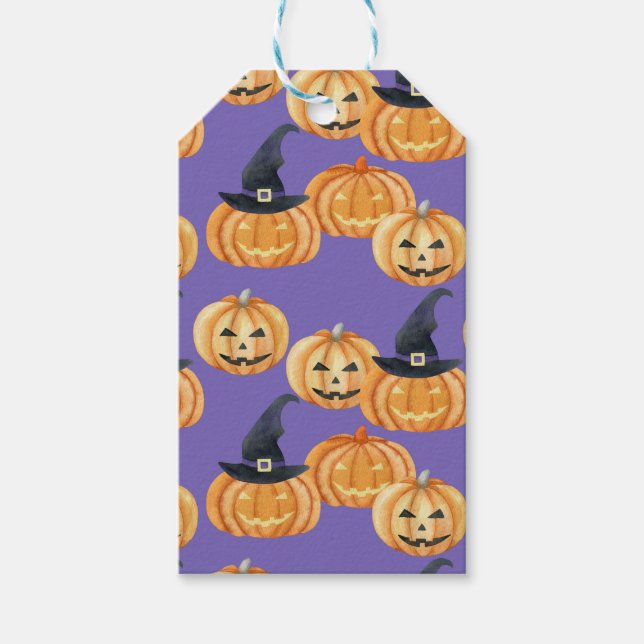 NIEDLICH HALLOWEEN JACK OLANTERN PUMPKINS GESCHENKANHÄNGER (Vorderseite)