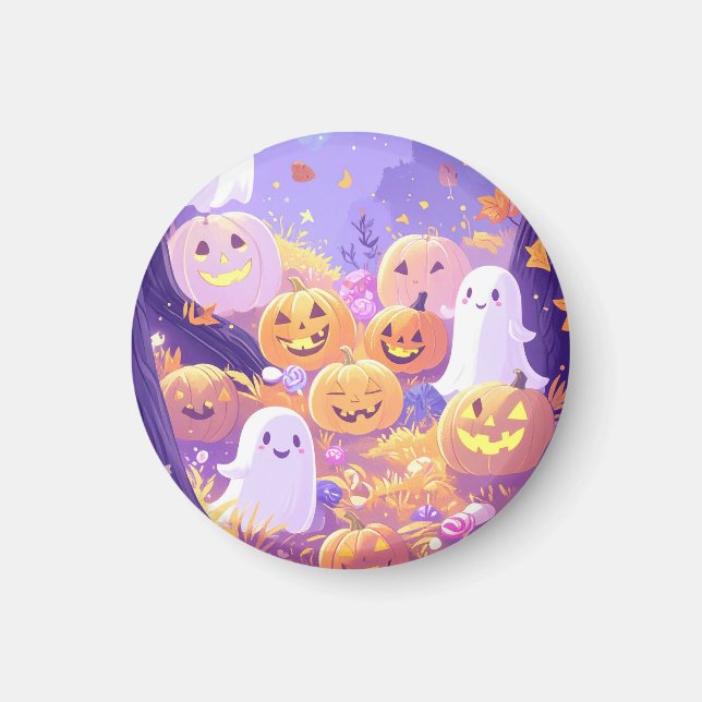 Niedlich Halloween Magnet (Vorne)
