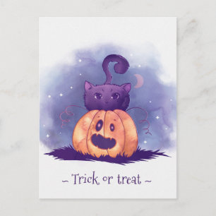 Niedlich Halloween Postkarte