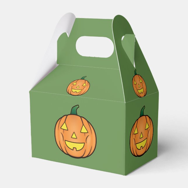 Niedlich Halloween Pumpkin Geschenkschachtel (Vorderseite)