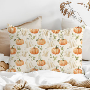 Niedlich Halloween Pumpkin Ghost Dekokissen