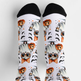 Niedlich Halloween Sassy Ghost Socken