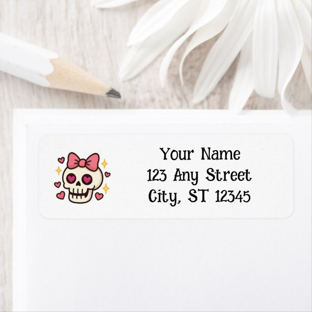 Niedlich Halloween Skull (Insitu)