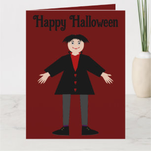 Niedlich Halloween Vampire Custom Karte
