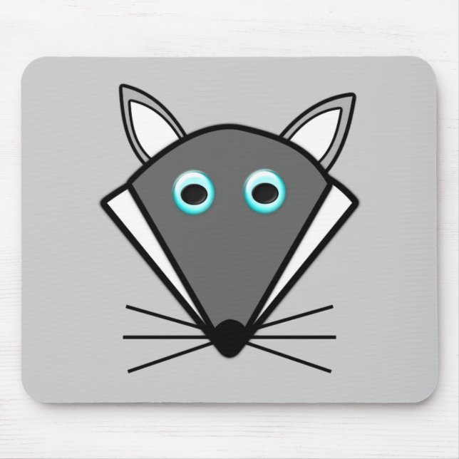 Niedlich Halloween Wolf Mousepad (Vorne)