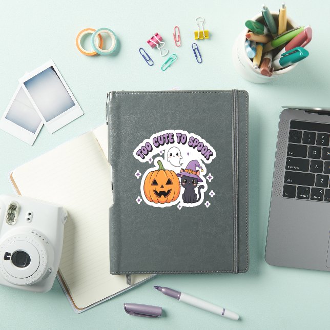 Niedlich, Halloween zu sprechen Aufkleber (iPad Hülle)