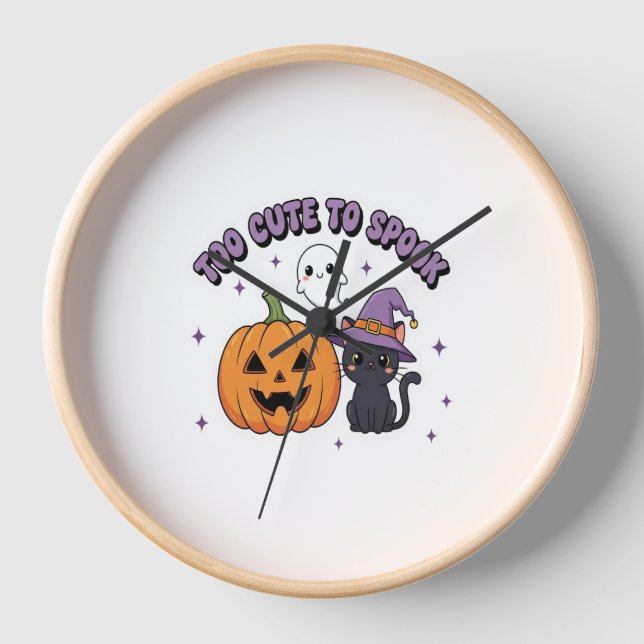 Niedlich, Halloween zu sprechen Uhr (Vorderseite)
