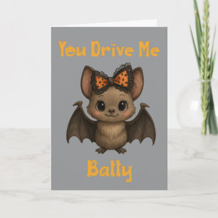 Niedlich Hallowen Bat Karte