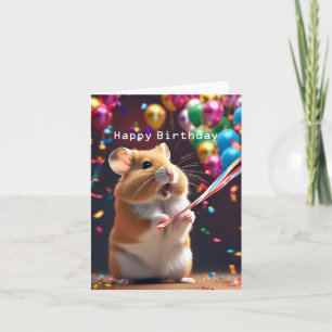 Niedlich Hamster-Geburtstagskarte Karte