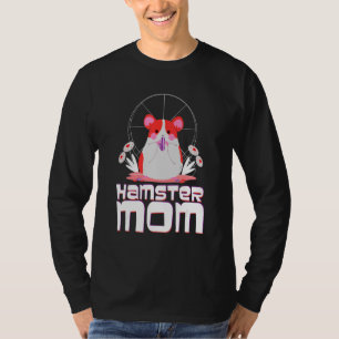 Niedlich Hamster Hamster Friend Mama Blumen Mutter T-Shirt