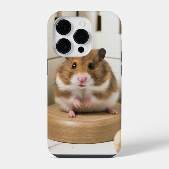 Niedlich Hamster iPhone Case 14 Pro Hülle (Rückseite)