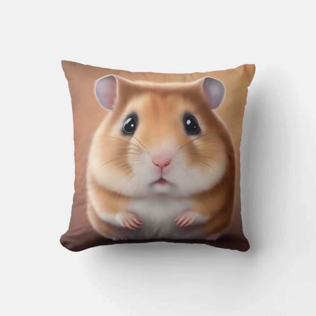 Niedlich Hamster Kissen (Vorderseite)