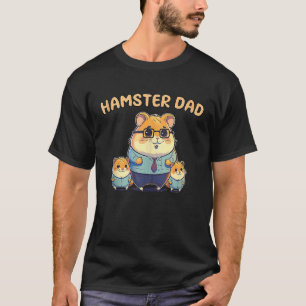Niedlich Hamster Vater Papa Vatera T-Shirt