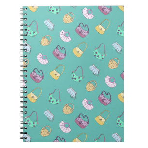 Niedlich Handgezogene Handtaschen Doodles Muster A Notizblock