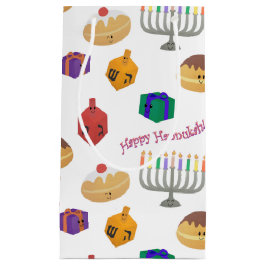 Niedlich Hannukah Gemustert Kleine Geschenktüte