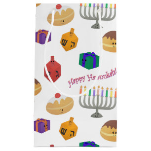 Niedlich Hannukah Gemustert Kleine Geschenktüte