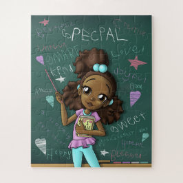 Niedlich Happy African American Girl